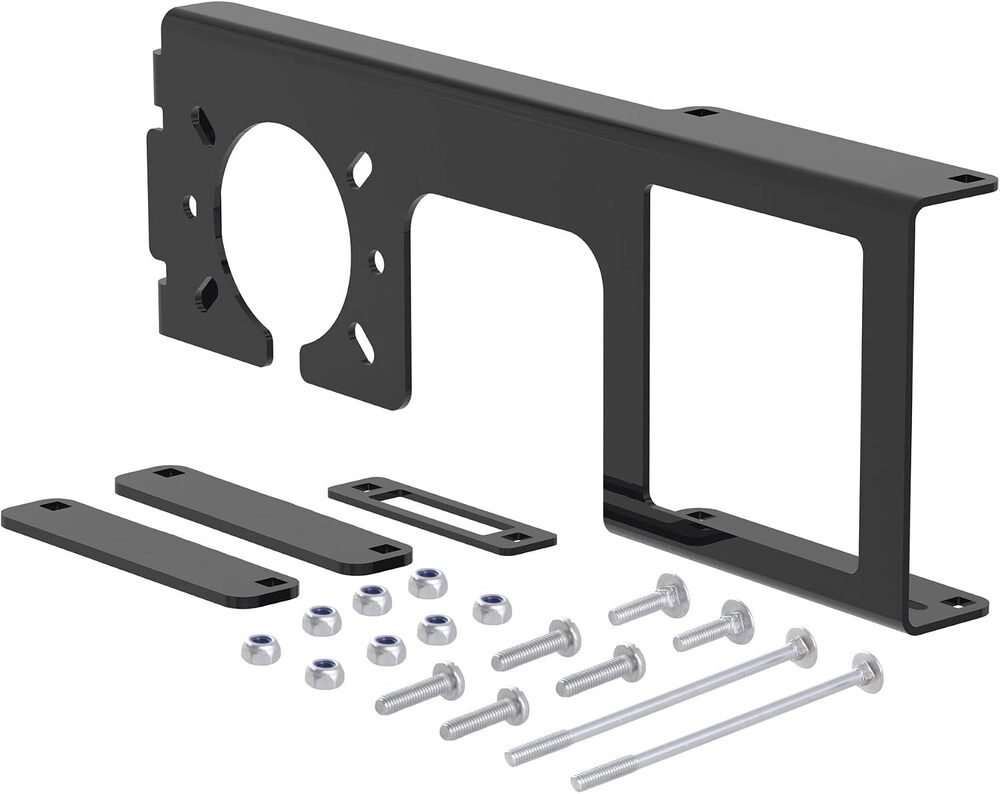 CURT 58003 Easy-Mount Trailer Bracket, 2-1/2 Inch Receiver, 4 or 5, 6 or 7 Way